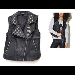 Black Moto Vest